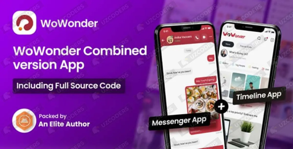 WoWonder Mobile v4.3 - The Ultimate Combined Messenger & Timeline Mobile Application