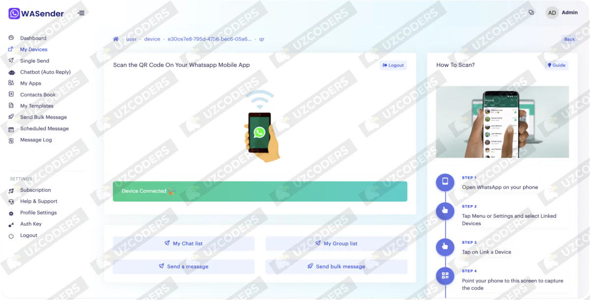 WASender Nulled Script 4.5