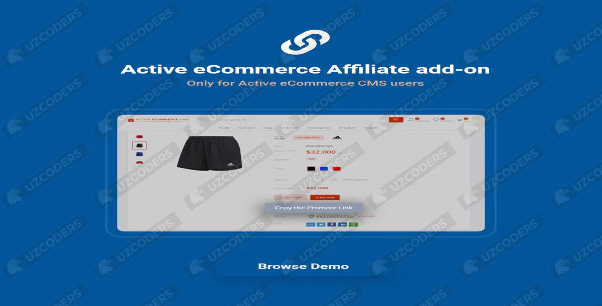 Active eCommerce Affiliate add-on Nulled Script 2.0