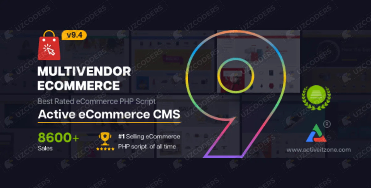 Active eCommerce CMS Nulled Script 9.1