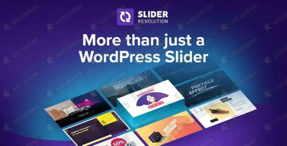 Slider Revolution Responsive WordPress Plugin (Add-ons and templates will not be imported, only cust