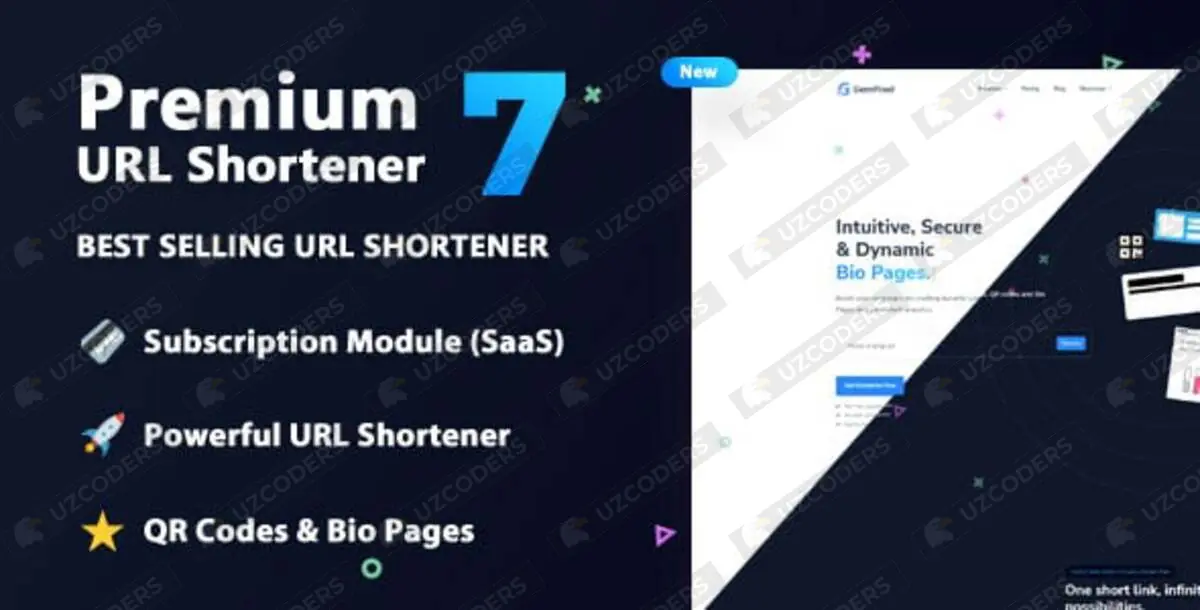 Premium URL Shortener v7.1.2 - Link Shortener, Bio Pages & QR Codes