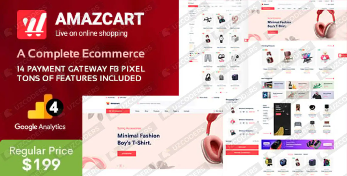 AmazCart v4.7 - Laravel Ecommerce System CMS - nulled